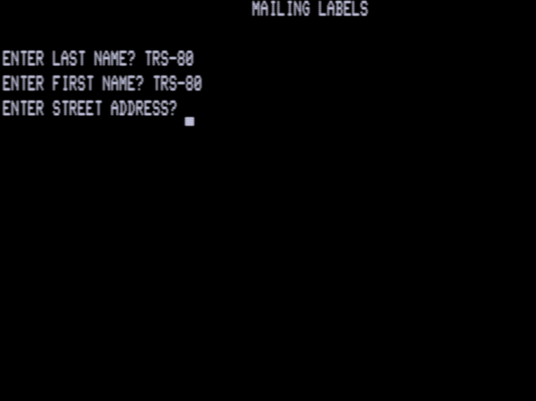Screen shot